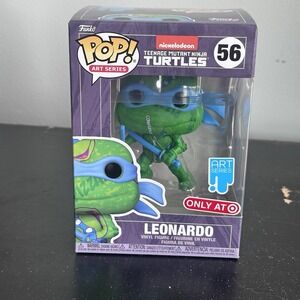 Funko Pop! Teenage Mutant Ninja Turtles #56 Leonardo Art Series Target Exclusive